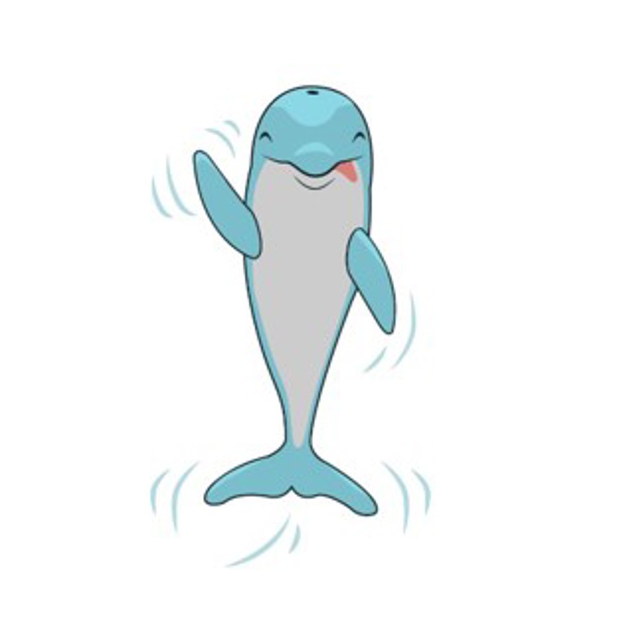 Dolfijn zwaaien