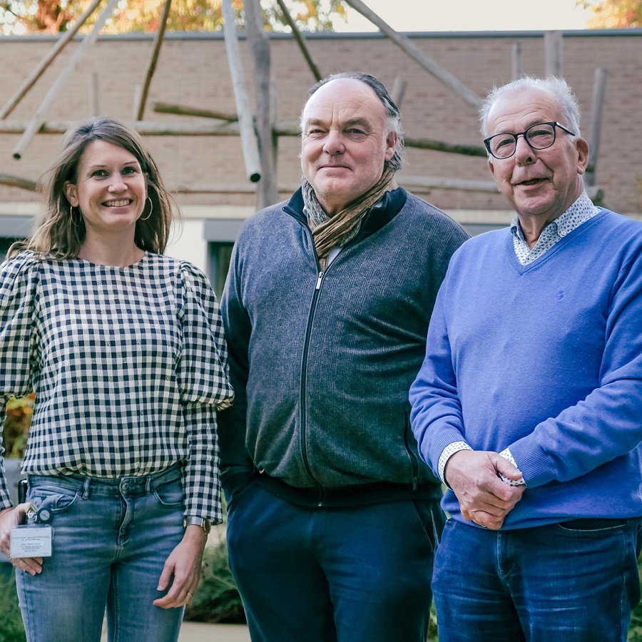 Patiëntvertegenwoordigers oncologie Inge Ruitenburg, Jan Vissers en Coen Oudenhoven