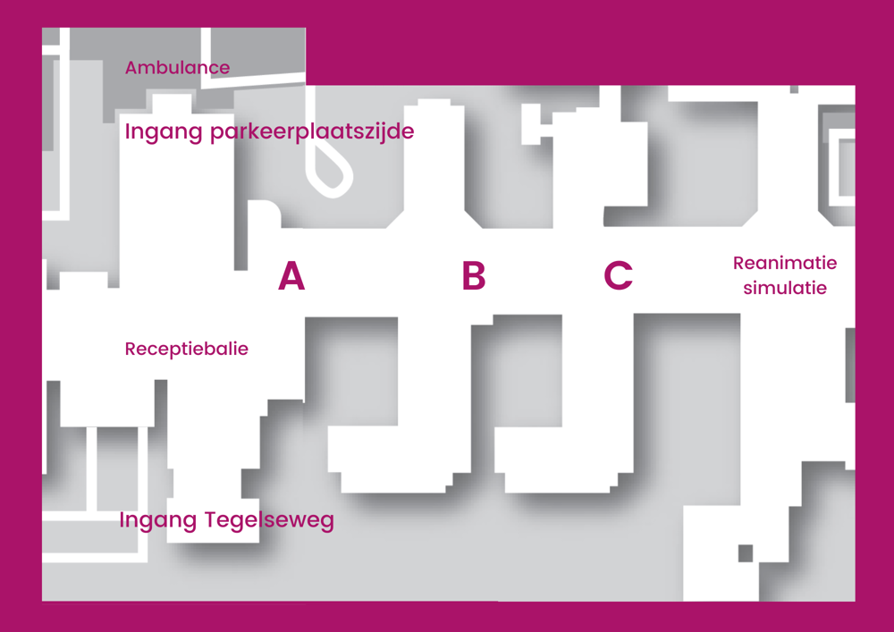 Plattegrond van de begane grond van VieCuri tijdens de Beroepenproeverij