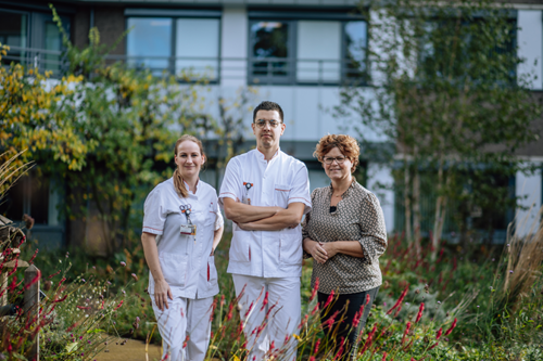 Op de foto de initiatiefnemers: Marlie Hoeijmakers, Bart Verheijen en Nicole Kessels. Foto: Paul Rous.